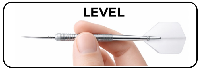Level fingers on the dart